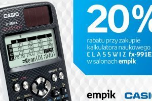 Promocja CASIO w salonach EMPIK